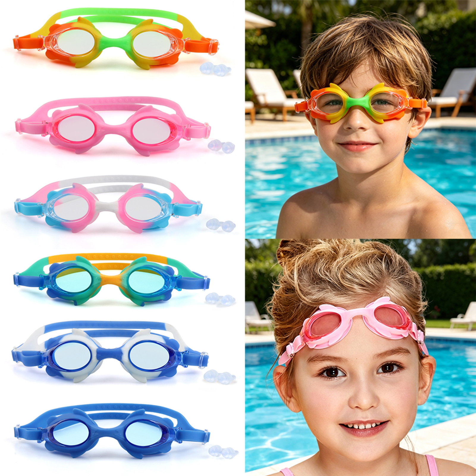 Us Aquatic Sports - Children's Swimming Goggles,Boys Girls Swim Goggles