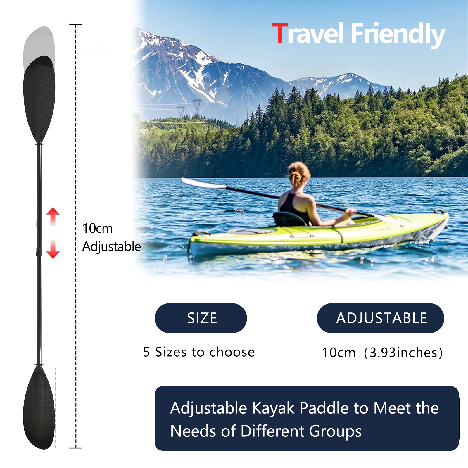 750g 2 Piece Sport Line Kayak  – Kayak Paddle Carbon Bewertung und Preis