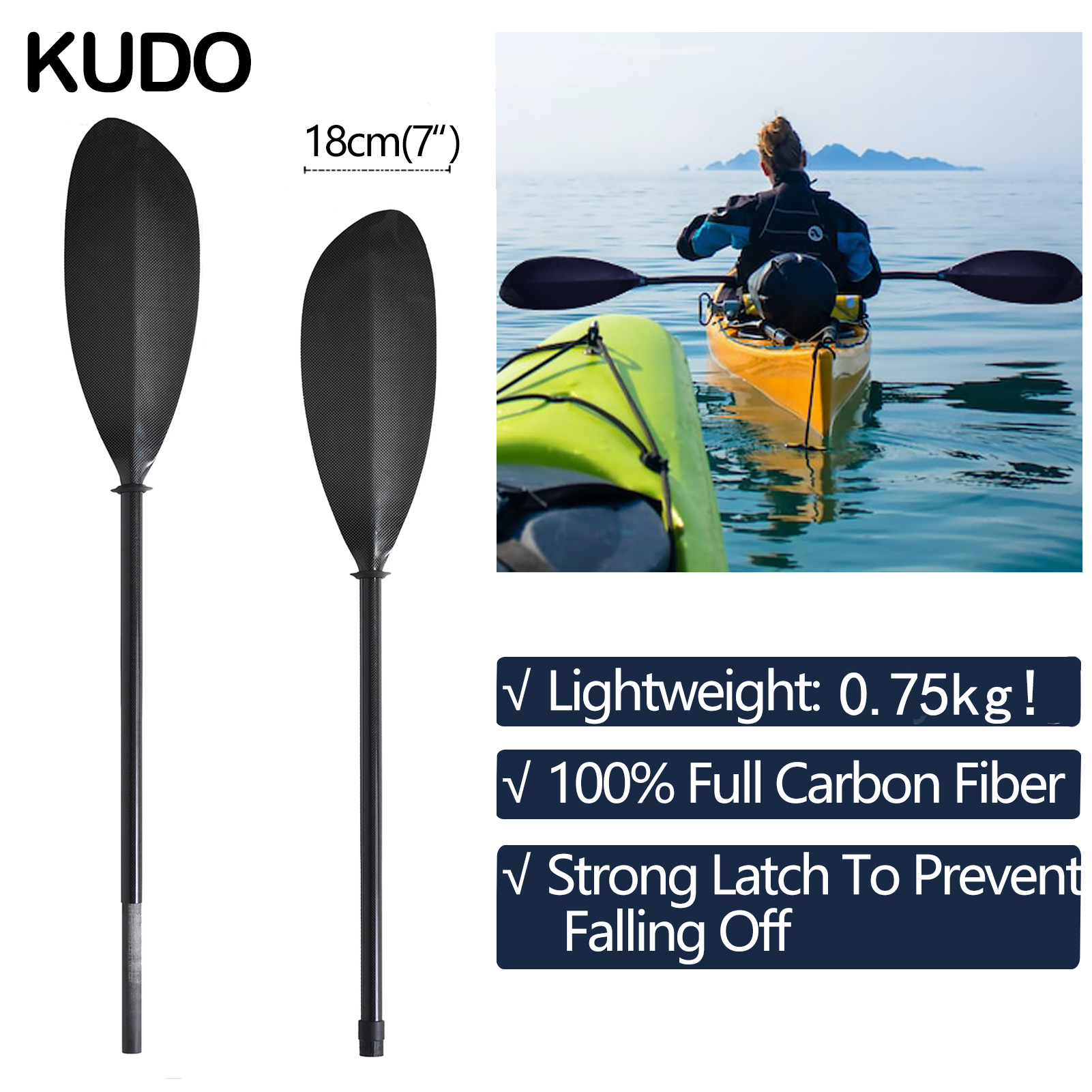 750g 2 Piece Sport Line Kayak  – Kayak Paddle Carbon Bewertung und Preis