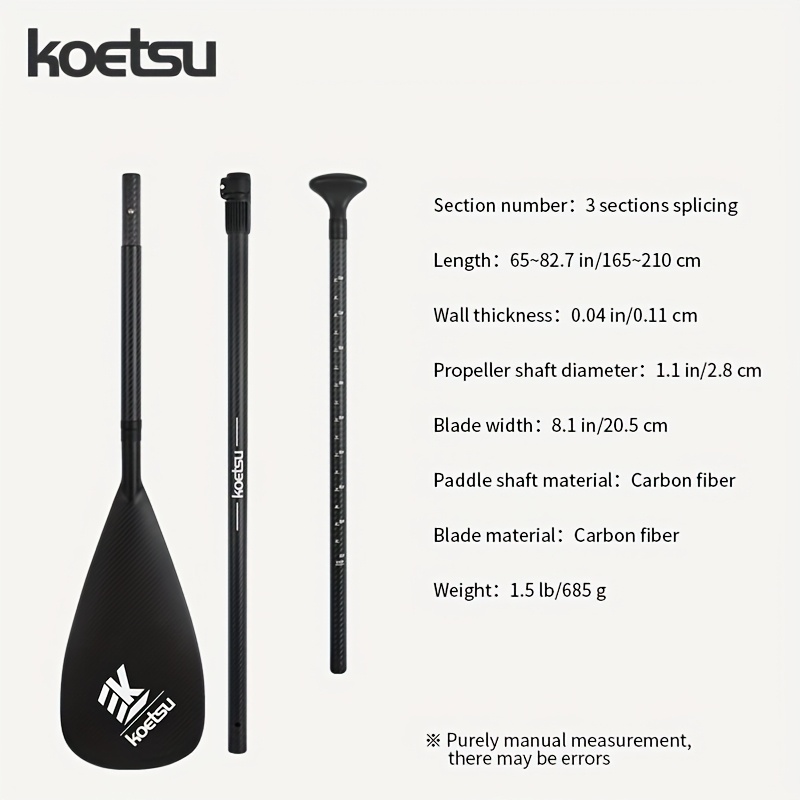 KOETSU Twill Carbon Paddle - 3 – Kayak Paddle Carbon Bewertung und Preis
