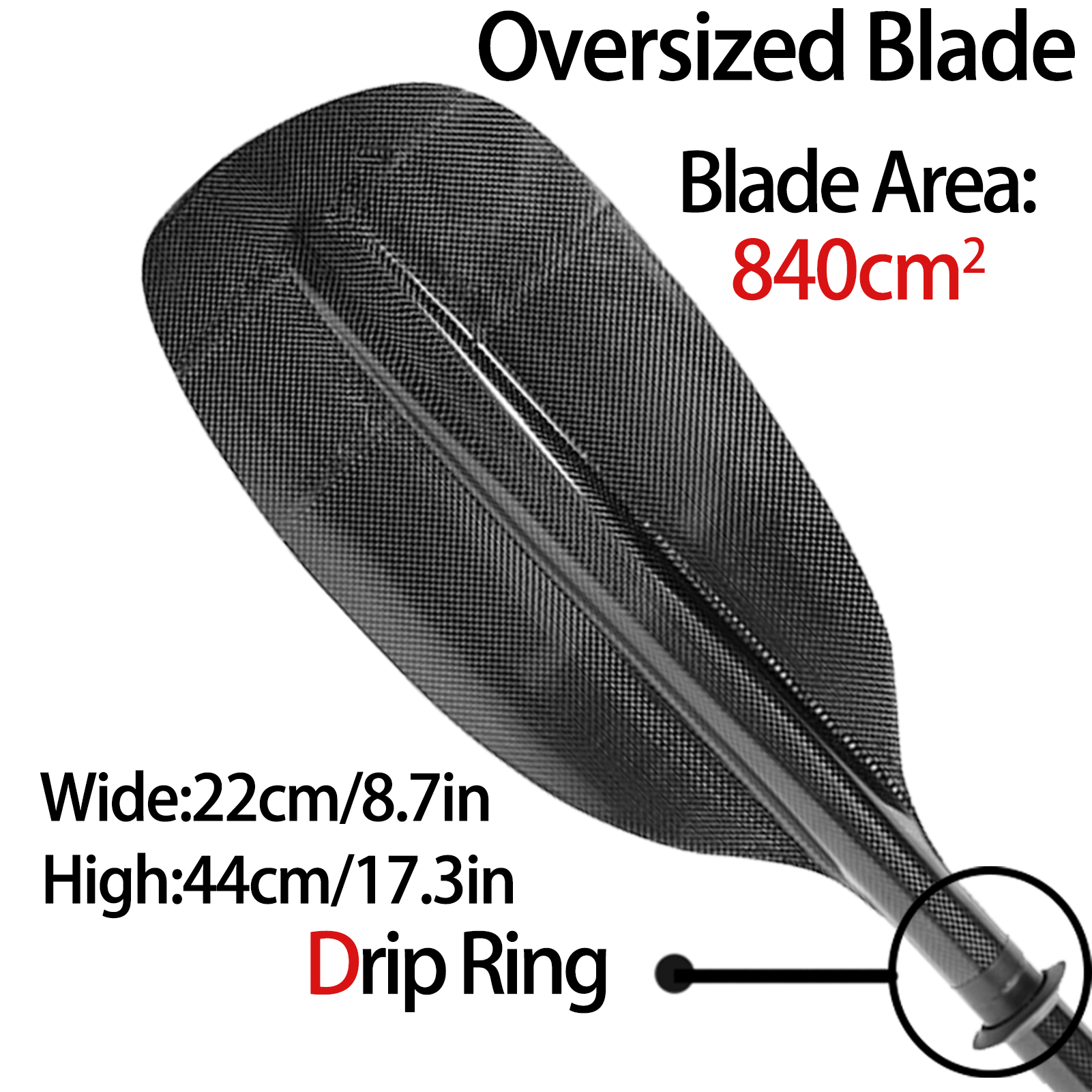 815g Carbon Whitewater Paddle  – Kayak Paddle Carbon Bewertung und Preis
