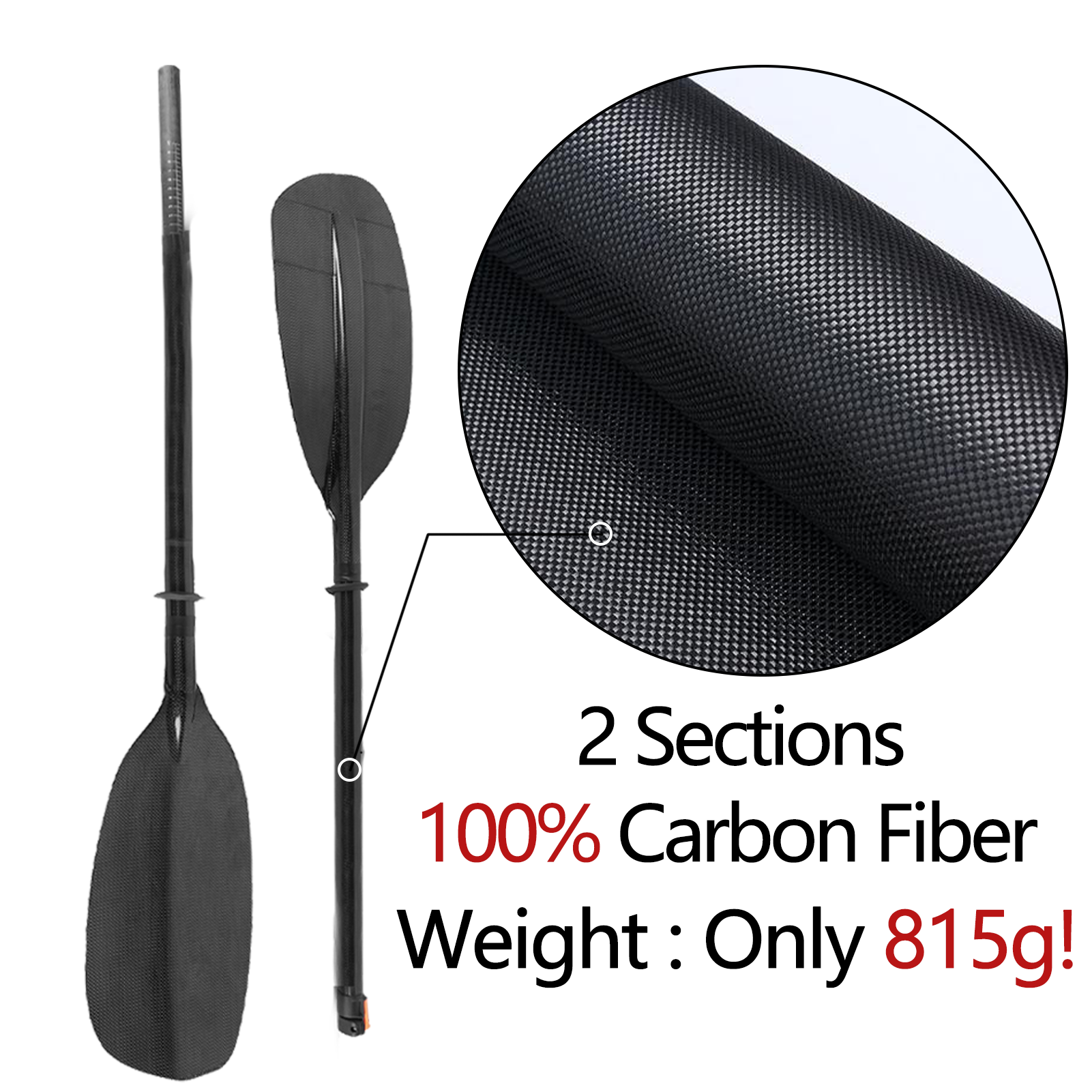 815g Carbon Whitewater Paddle  – Kayak Paddle Carbon Bewertung und Preis
